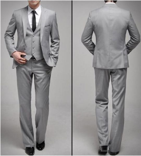 2017 brand new grey wedding men tuxedos custom made suit men's business office slim fit good quality male suits 3 pieces sets, White;black
2017 brand new grey wedding men tuxedos custom made suit men's business office slim fit good quality male suits 3 pieces sets, White;black