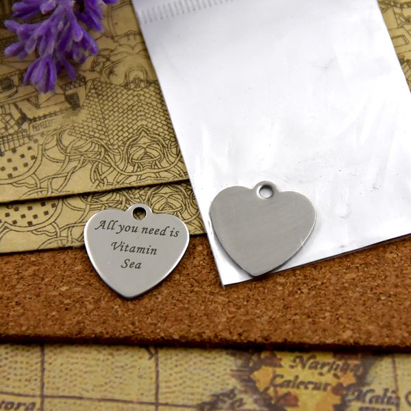 40pcs--"all you need is witamin sea "stainless steel charms more style for choosing diy charms pendants for necklace, Bronze;silver
40pcs--"all you need is witamin sea "stainless steel charms more style for choosing diy charms pendants for necklace, Bronze;silver