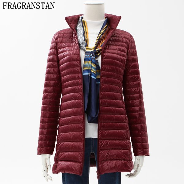 2018 women winter warm 90% white duck down jacket casual fashion waterproof long coats big size slim parkas solid color vestidos, Black
2018 women winter warm 90% white duck down jacket casual fashion waterproof long coats big size slim parkas solid color vestidos, Black