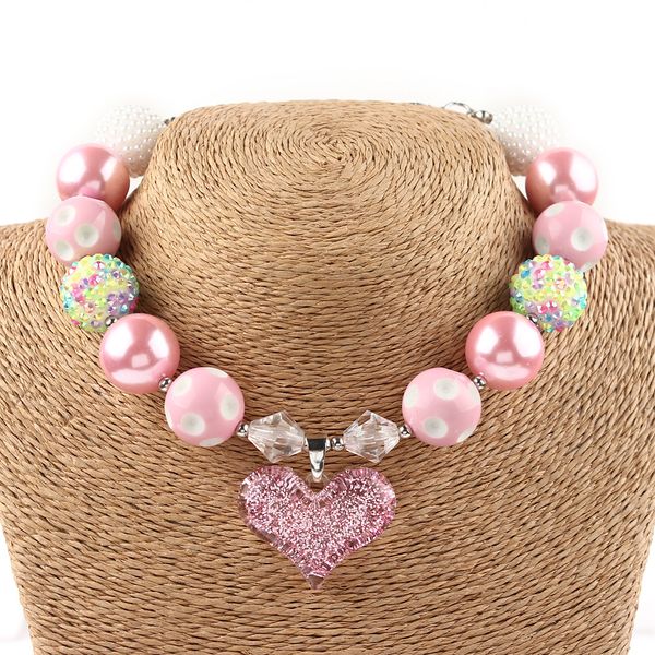 whole sale20mm beads lovely children pink beaded chunky necklace fashion bubblegum jewelry for kids pendant necklace, Silver
whole sale20mm beads lovely children pink beaded chunky necklace fashion bubblegum jewelry for kids pendant necklace, Silver