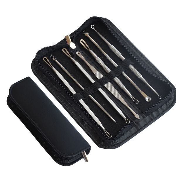 7pcs blackhead remover tool kit face skin care tools facial comedone acne needle clip pimple tweezer blemish extractor tools set
7pcs blackhead remover tool kit face skin care tools facial comedone acne needle clip pimple tweezer blemish extractor tools set