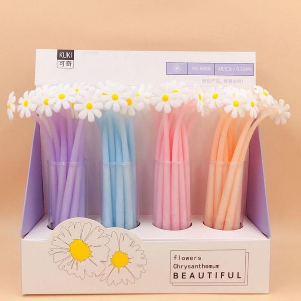 4 pcs daisy plant flowers plants series gel pen signature pen escolar papelaria school office supply student gift
4 pcs daisy plant flowers plants series gel pen signature pen escolar papelaria school office supply student gift