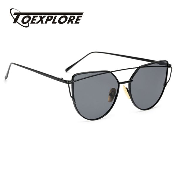 toexplore metal frame sunglasses men women brand eyewear goggles cat eye mirror sun glasses fashion uv400, White;black
toexplore metal frame sunglasses men women brand eyewear goggles cat eye mirror sun glasses fashion uv400, White;black