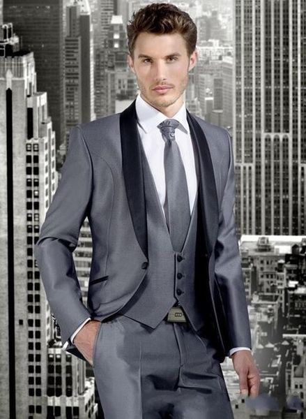 new style silver grey 3 piece suit men wedding tuxedos fashion groom tuxedos men dinner prom blazer(jacket+pants+ tie+vest)1262, Black;gray
new style silver grey 3 piece suit men wedding tuxedos fashion groom tuxedos men dinner prom blazer(jacket+pants+ tie+vest)1262, Black;gray
