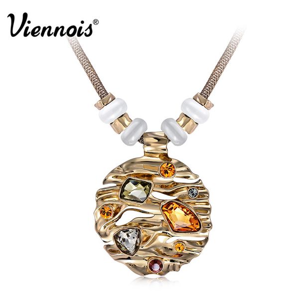 viennois coffee gold plated round pendant necklace for woman large crystal multicolor austrian rhinestone opal stone jewelry, Silver
viennois coffee gold plated round pendant necklace for woman large crystal multicolor austrian rhinestone opal stone jewelry, Silver