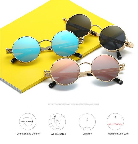 round metal sunglasses steampunk sunglasses for men and women fashion glasses sun glasses retro punk glasses fashion eyewear 20 pairs, White;black
round metal sunglasses steampunk sunglasses for men and women fashion glasses sun glasses retro punk glasses fashion eyewear 20 pairs, White;black