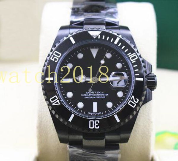 Luxury Watch 2019 NEW MENS STAINLESS STEEL PVD Coating CERAMIC BLACK Dial #116610LN 40MM Automatic Mechanical Men Watches Top Quality
Luxury Watch 2019 NEW MENS STAINLESS STEEL PVD Coating CERAMIC BLACK Dial #116610LN 40MM Automatic Mechanical Men Watches Top Quality