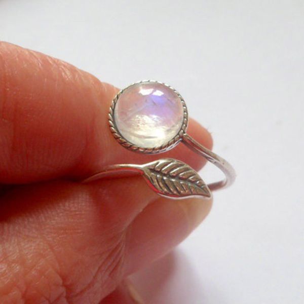 whole salewomen adjustable open ring leaf moonstone lady party rings jewelry accessories gift kqs8, Golden;silver
whole salewomen adjustable open ring leaf moonstone lady party rings jewelry accessories gift kqs8, Golden;silver