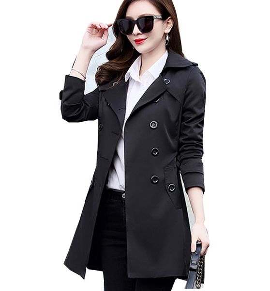 addnew 2018 autumn new high fashion brand woman classic double breasted trench coat waterproof raincoat business outerwear, Tan;black
addnew 2018 autumn new high fashion brand woman classic double breasted trench coat waterproof raincoat business outerwear, Tan;black