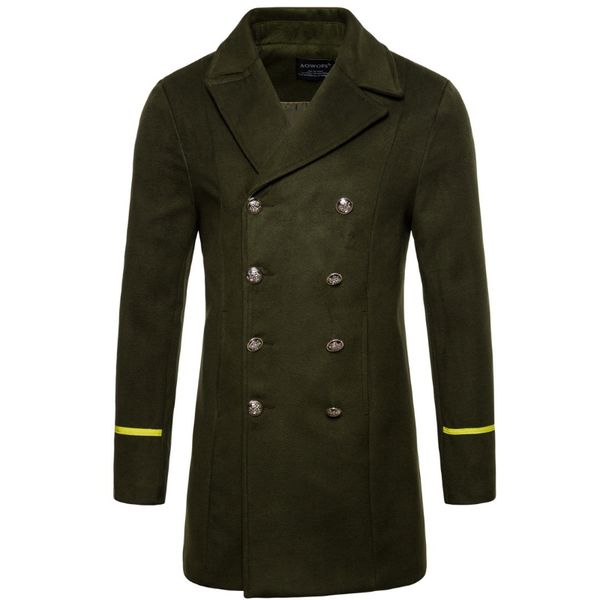 mens long winter jackets fashionable and upscale comfort thicken warm a woolen woolen overcoat, Black
mens long winter jackets fashionable and upscale comfort thicken warm a woolen woolen overcoat, Black