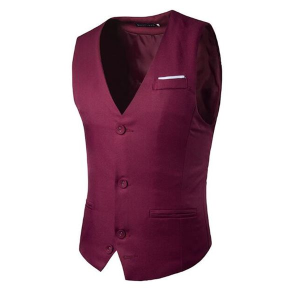 spring new men's european and american color matching single row men's gentleman suit vest, Black;white
spring new men's european and american color matching single row men's gentleman suit vest, Black;white