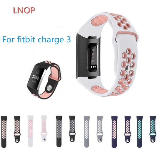 sport silicone strap for charge3 bracelet replacement watch band two-color silicone band breathable comfort, Black;brown
sport silicone strap for charge3 bracelet replacement watch band two-color silicone band breathable comfort, Black;brown