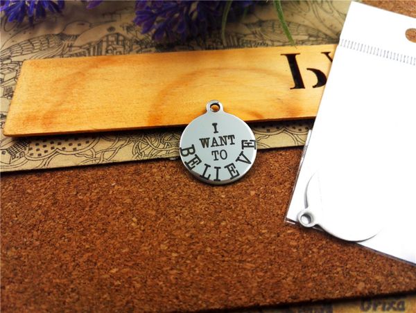 40pcs--"i want to believe"stainless steel charms more style for choosing diy charms pendants for necklace, Bronze;silver
40pcs--"i want to believe"stainless steel charms more style for choosing diy charms pendants for necklace, Bronze;silver