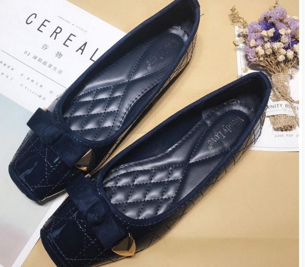 send 2018 korean bowknot single shoes square head woman shoes shallow mouth flat bottom shoes, Black
send 2018 korean bowknot single shoes square head woman shoes shallow mouth flat bottom shoes, Black