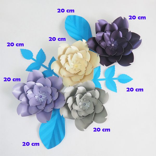 diy artificial flowers fleurs artificielles backdrop giant paper rose 4pcs + 4 leaves for wedding party background wall decorati
diy artificial flowers fleurs artificielles backdrop giant paper rose 4pcs + 4 leaves for wedding party background wall decorati