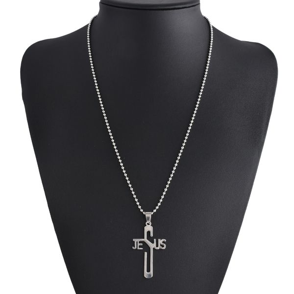 new womens men's silver stainless steel necklace titanium jeus cross pendant necklace link chain necklace man jewelry
new womens men's silver stainless steel necklace titanium jeus cross pendant necklace link chain necklace man jewelry