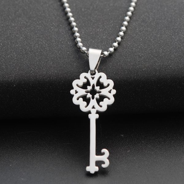 10pcs stainless steel retro flower key necklace love heart lock unique symbol snowflake unlocking tool hollow lucky woman mother men's, Silver
10pcs stainless steel retro flower key necklace love heart lock unique symbol snowflake unlocking tool hollow lucky woman mother men's, Silver