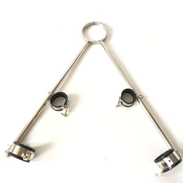 female stainless restraint toyjouets adults set open leg bondage steel shackles ankle cuffs devices fix neck ring collar handcuffs auul, Red;black
female stainless restraint toyjouets adults set open leg bondage steel shackles ankle cuffs devices fix neck ring collar handcuffs auul, Red;black