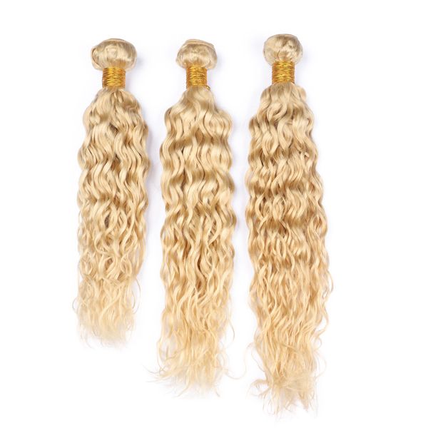 Brazilian blench blonde virgin water wave hair 3 bundle unproce ed ru ian blonde 613 hair weave wet and wavy remy hair exten ion 
Brazilian blench blonde virgin water wave hair 3 bundle unproce ed ru ian blonde 613 hair weave wet and wavy remy hair exten ion