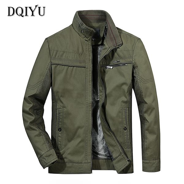 dqiyu new army green jacket men autumn simple cotton jackets casual slim fit male outwear zippers jacket brand clothing, Black;brown
dqiyu new army green jacket men autumn simple cotton jackets casual slim fit male outwear zippers jacket brand clothing, Black;brown