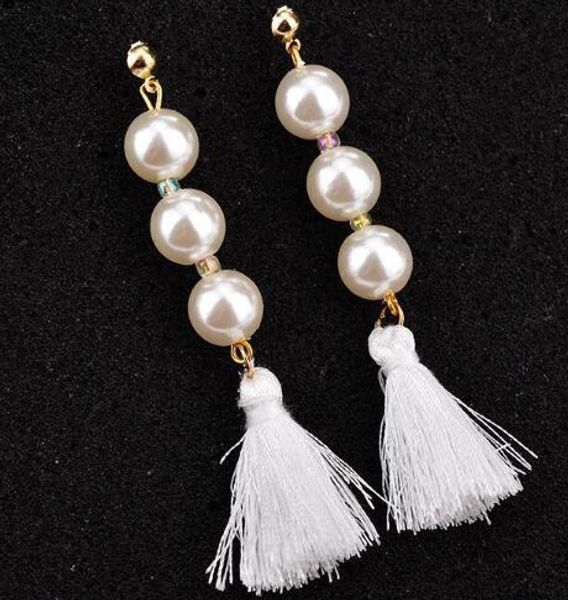 new styleeuropean and american style pearl ear studs female earring accessories long style tassel earrings korea earrings fashion classi, Silver
new styleeuropean and american style pearl ear studs female earring accessories long style tassel earrings korea earrings fashion classi, Silver