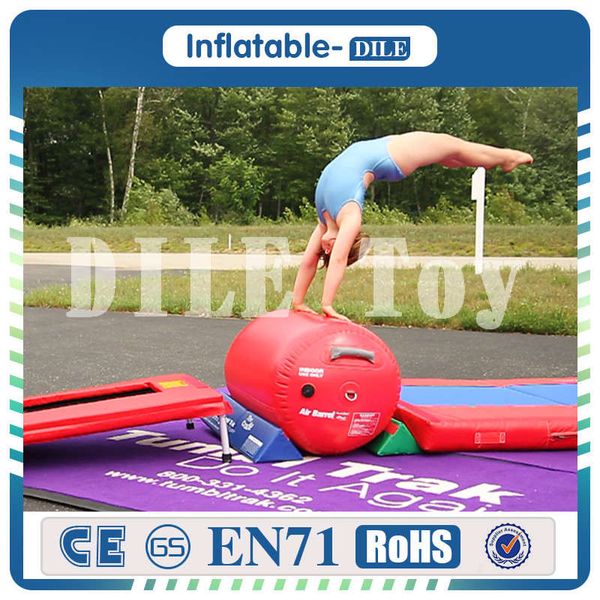 A Set (6pcs)inflatable Gymnastic Air Track Tumbling Mat Air Floor Yoga Mat Track For Home Use Gymnastics Training