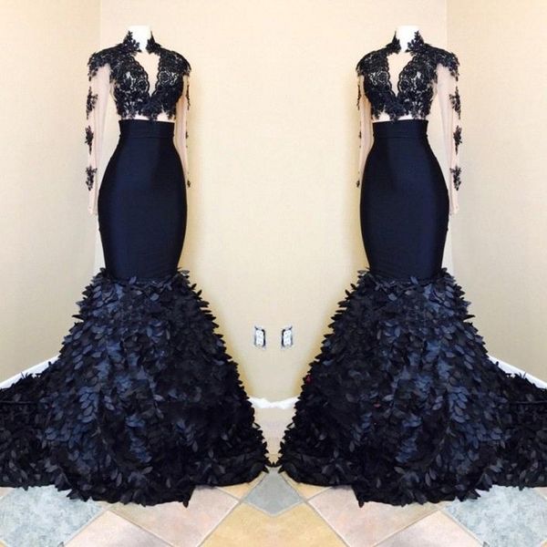 new arrival mermaid long sleeves prom dresses 2020 black girls african high neck evening gowns with layers ruffle skirts ba8173
new arrival mermaid long sleeves prom dresses 2020 black girls african high neck evening gowns with layers ruffle skirts ba8173