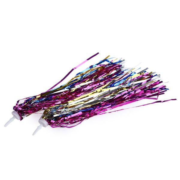 1 pair plastic colorful ribbon for bike bicycle handlebar hanging adopts plastic material, lightweight and sturdy
1 pair plastic colorful ribbon for bike bicycle handlebar hanging adopts plastic material, lightweight and sturdy