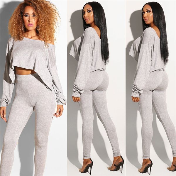 women 2pcs clubwear bodycon suit top pants fitness casual set long sleeves sports colthing pants workout leggings sexy sweatsuit, White
women 2pcs clubwear bodycon suit top pants fitness casual set long sleeves sports colthing pants workout leggings sexy sweatsuit, White