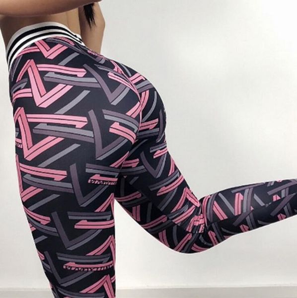 women's yoga pants high waist elastic print gym sport running leggings tights sportswear training trousers with high quality, White;red
women's yoga pants high waist elastic print gym sport running leggings tights sportswear training trousers with high quality, White;red