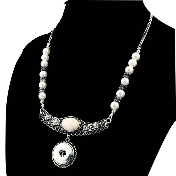 noosa chunks snap statement ethnic turquoise stone pearl beads necklace jewelry diy 18mm ginger snap button pendant neck for women, Silver
noosa chunks snap statement ethnic turquoise stone pearl beads necklace jewelry diy 18mm ginger snap button pendant neck for women, Silver