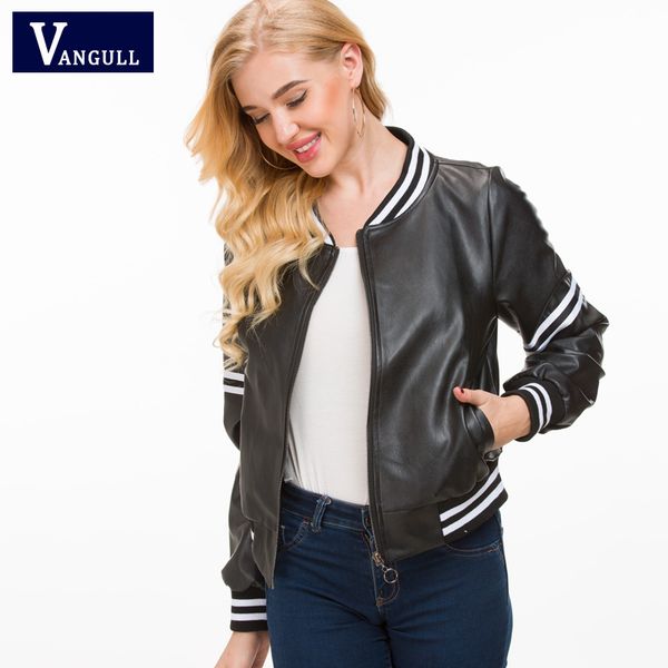 fashion casual women's clothing 2018 autumn & winter black and white stripes splicing ladies' coat long sleeves leather jacket
fashion casual women's clothing 2018 autumn & winter black and white stripes splicing ladies' coat long sleeves leather jacket