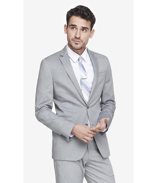 dhl men suits light gray slim fit fashion casual wedding suits custom made tuxedos groomsmen wear prom man bridegroom jacket+pants, Black;gray
dhl men suits light gray slim fit fashion casual wedding suits custom made tuxedos groomsmen wear prom man bridegroom jacket+pants, Black;gray
