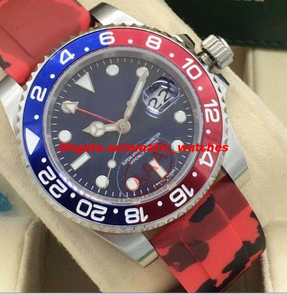 luxury watches 2 style ii 116719 white gold blue & red 24hr ceramic bezel rubber bracelet 40mm automatic fashion men's watch new style, Slivery;brown
luxury watches 2 style ii 116719 white gold blue & red 24hr ceramic bezel rubber bracelet 40mm automatic fashion men's watch new style, Slivery;brown