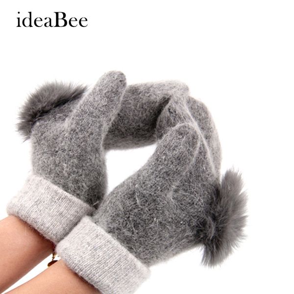 ideacherry newly women' cute gloves winter warm ladies wool mittens ball of wool modified 6 colors ing, Blue;gray
ideacherry newly women' cute gloves winter warm ladies wool mittens ball of wool modified 6 colors ing, Blue;gray