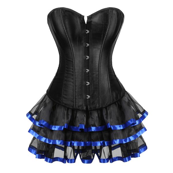 corsets and bustiers evening women plus size push up gothic corset dress halloween costume corset and skirt set plus size, Black;white
corsets and bustiers evening women plus size push up gothic corset dress halloween costume corset and skirt set plus size, Black;white