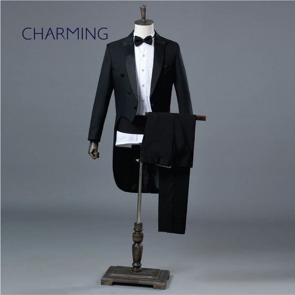 groom tuxedo suitable for the magician stage choir symphony orchestra conductor costume singer men wedding tuxedos, Black;gray
groom tuxedo suitable for the magician stage choir symphony orchestra conductor costume singer men wedding tuxedos, Black;gray