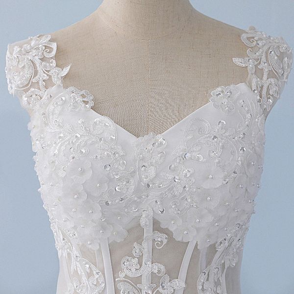 real p wedding dress 2018 ball gown bridal gowns customized plus size wedding gowns tank vestidos novia, White
real p wedding dress 2018 ball gown bridal gowns customized plus size wedding gowns tank vestidos novia, White