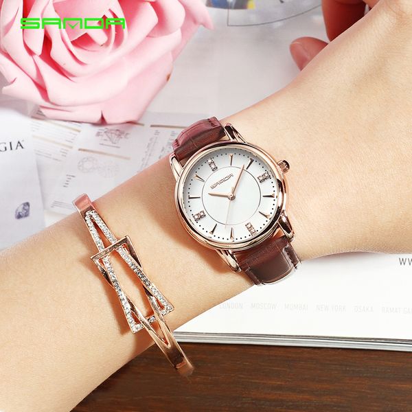 sd 2018 women watches bracelet watch for womens wacht woman brand famous watch geneva ladies clock leather watches, Slivery;brown
sd 2018 women watches bracelet watch for womens wacht woman brand famous watch geneva ladies clock leather watches, Slivery;brown