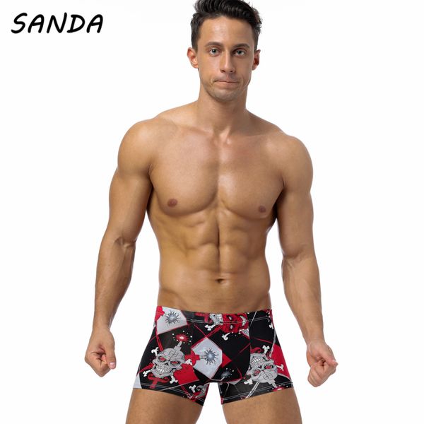 fashion brand sanda male shorts cueca gay underwear boxers modal underpants print men underwear slip, Black;white
fashion brand sanda male shorts cueca gay underwear boxers modal underpants print men underwear slip, Black;white