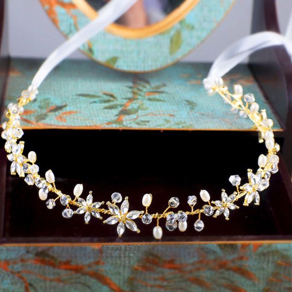handmade crystal hairbands for brides beads bridal headbands wedding tiara headdress bridesmaid hair accessory, Golden;white
handmade crystal hairbands for brides beads bridal headbands wedding tiara headdress bridesmaid hair accessory, Golden;white