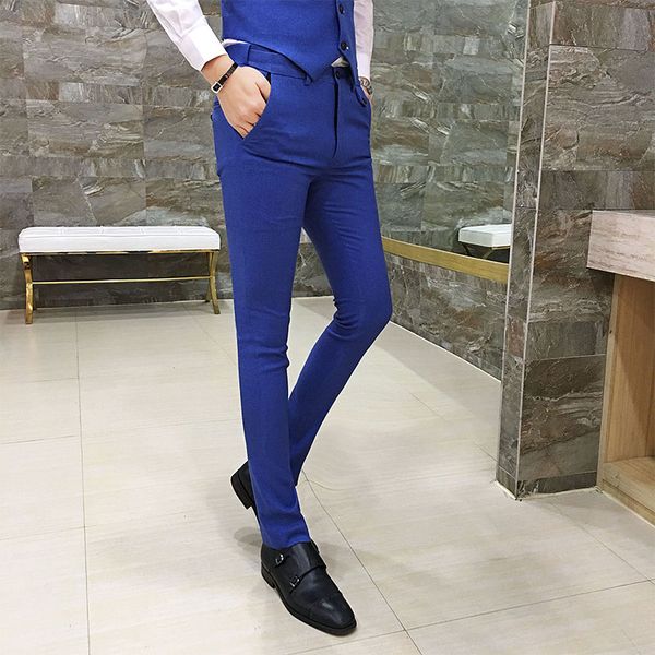 fashion pure color men's suit pants size s m xl 2xl 3xl business banquet wedding trousers men 5 colors choice, White;black
fashion pure color men's suit pants size s m xl 2xl 3xl business banquet wedding trousers men 5 colors choice, White;black