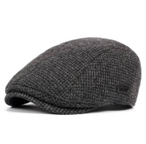england wool beret hat boina men women knitted flat snapback cap classic vintage spring autumn newsboy ivy hat baret, Blue;gray
england wool beret hat boina men women knitted flat snapback cap classic vintage spring autumn newsboy ivy hat baret, Blue;gray