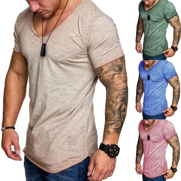 2018 summer new men t shirts short sleeve crew neck solid slim fit casual t-shirt streetwear bodybuilding tee men plus size, White;black
2018 summer new men t shirts short sleeve crew neck solid slim fit casual t-shirt streetwear bodybuilding tee men plus size, White;black