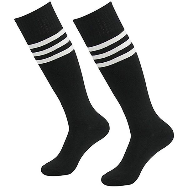 men and women in the long tube of pure color stripe dance cheerleading uniform wild socks, Black;white
men and women in the long tube of pure color stripe dance cheerleading uniform wild socks, Black;white