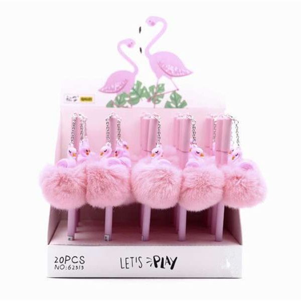 1pcs cute kawaii pink flamingo warm ball plush pendant gel pen unicorn ink pen stationery gift for school & office supply 0.5mm
1pcs cute kawaii pink flamingo warm ball plush pendant gel pen unicorn ink pen stationery gift for school & office supply 0.5mm