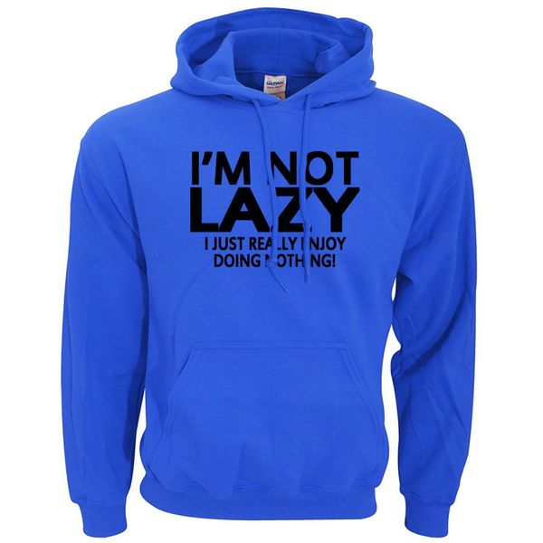 funny attitude i'm not lazy - i just enjoy doing nothing print fleece men sweatshirt 2018 spring winter warm hoodies men, Black
funny attitude i'm not lazy - i just enjoy doing nothing print fleece men sweatshirt 2018 spring winter warm hoodies men, Black