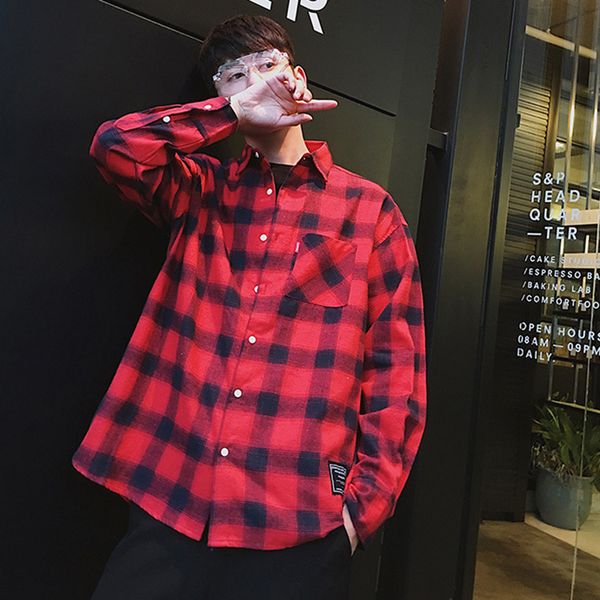 2018 new long sleeve shirt men women casual shirt korean plaid shirts male hawaiian beach fashion harajuku streetwear 5xl, White;black
2018 new long sleeve shirt men women casual shirt korean plaid shirts male hawaiian beach fashion harajuku streetwear 5xl, White;black