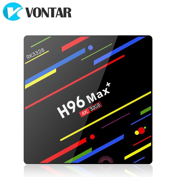 Genuine VONTAR H96 MAX+TV Box Android 8.1 Rockchip RK3328 4GB 64GB 32GB USB3.0 Dual Wifi H96 MAX Media Player