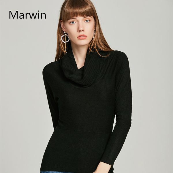 marwin autumn elegant knitted sweaters heaps collar turn-down collar women jumper casual long sleeve sweater female wool, White;black
marwin autumn elegant knitted sweaters heaps collar turn-down collar women jumper casual long sleeve sweater female wool, White;black